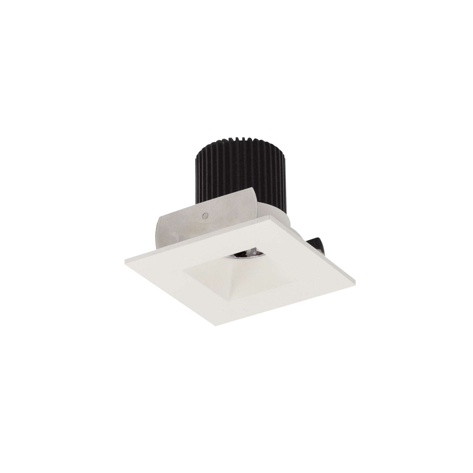 Nora NIOB-2SNDSQ30QWW 2 inch Iolite LED Square Reflector with Square Aperture, 10-Degree Optic, 800lm / 12W, 3000K, White Reflector / White Flange