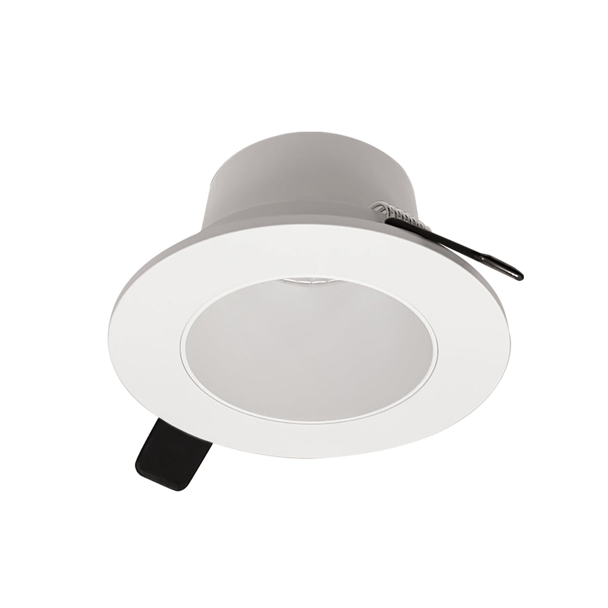 2" Iolite Can-less Round Downlight Trim, Warm White finish