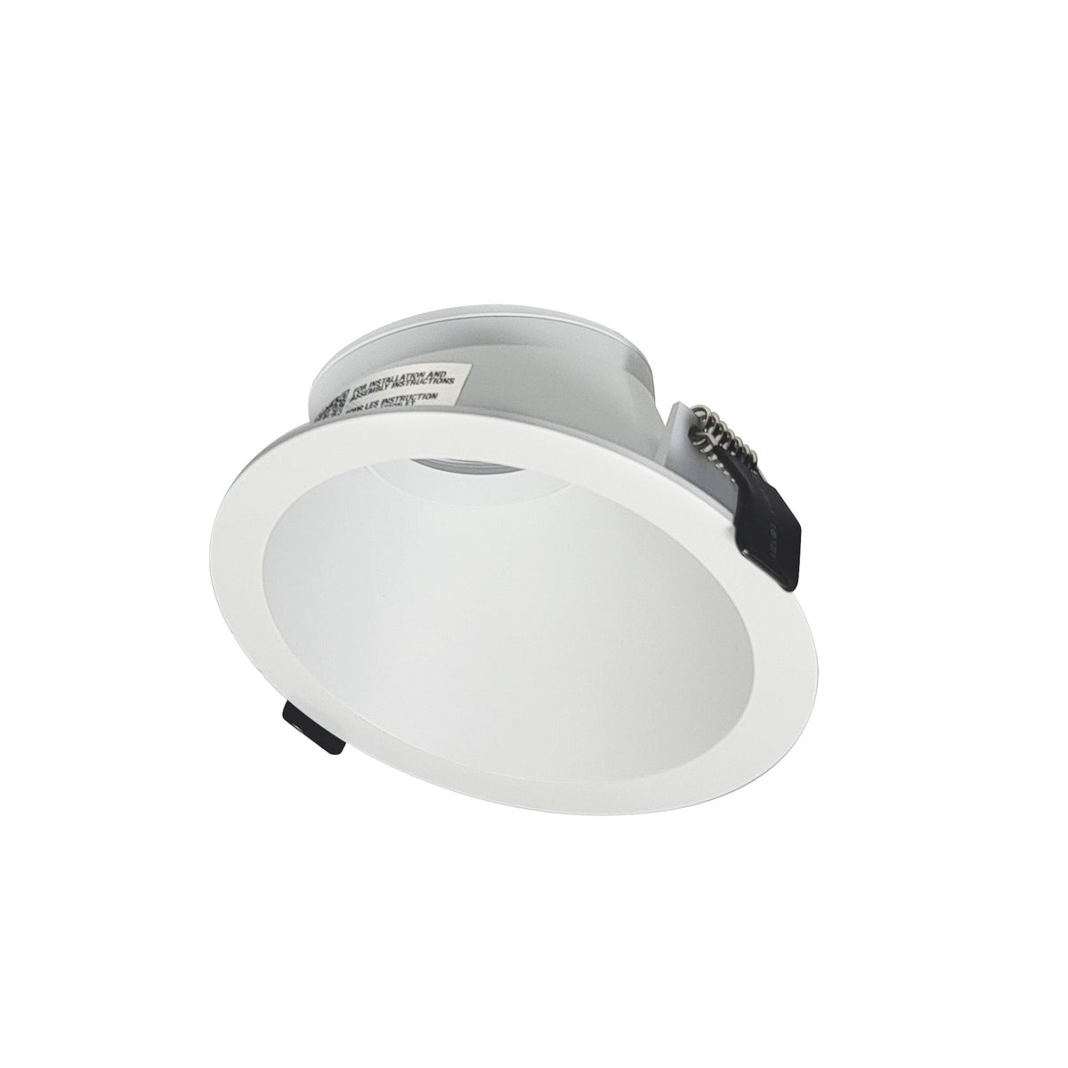 4" Iolite Can-less Slope Trim, Bright White finish