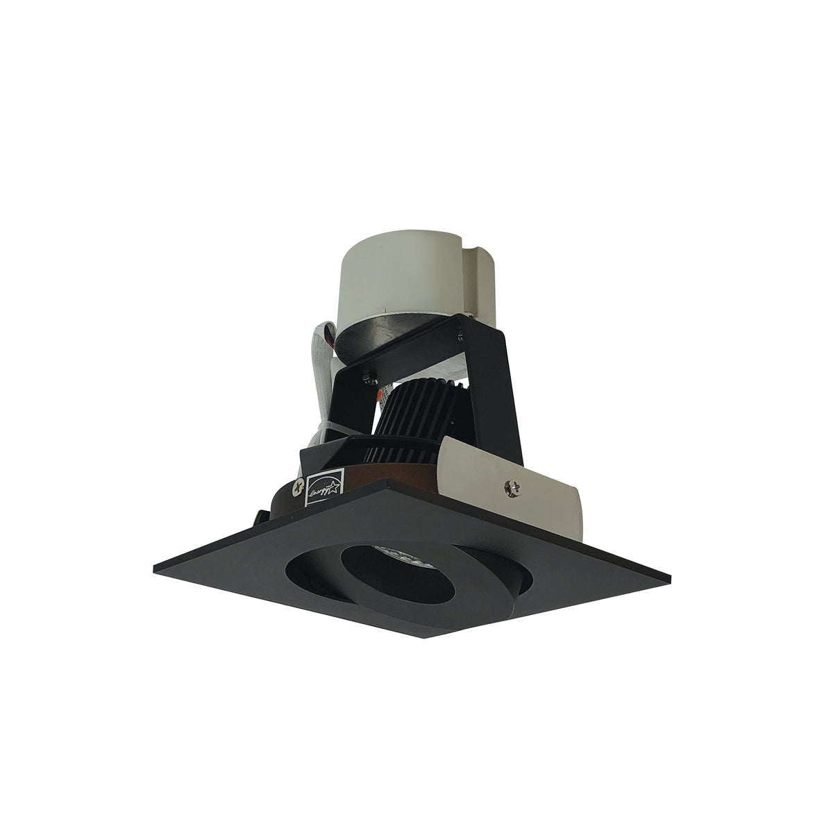 4" Iolite LED Square Adjustable Gimbal Retrofit, 800lm / 12W, Comfort Dim, Bronze Finish