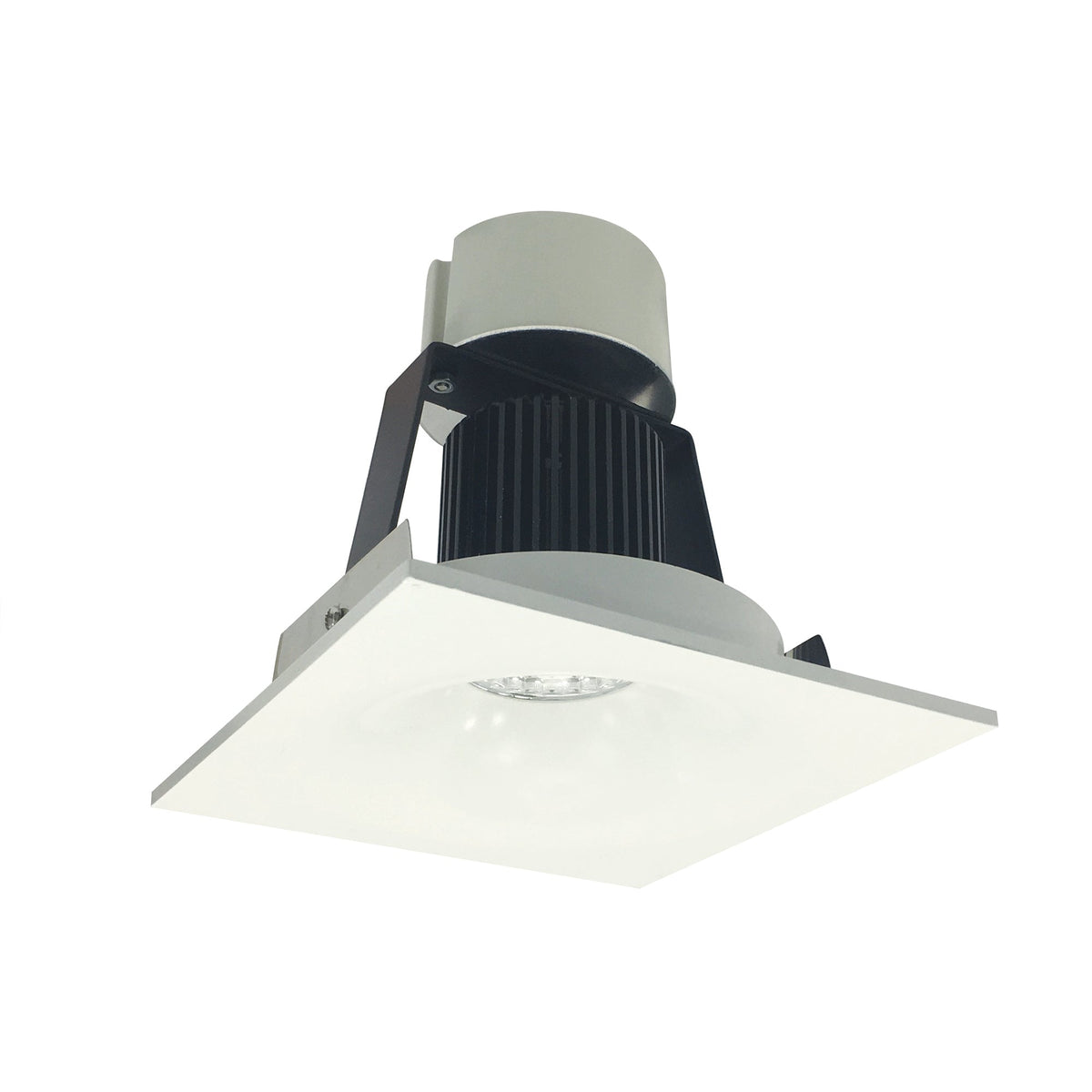 4" Iolite LED Square Bullnose Retrofit, 800lm / 12W, Comfort Dim, Warm White Finish