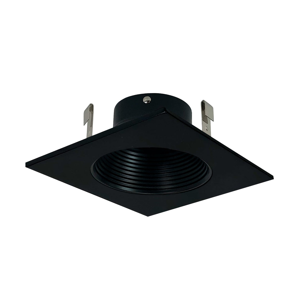 Nora NL-4810BB 4 inch BLK BAFFLE, SQ TRIM Black