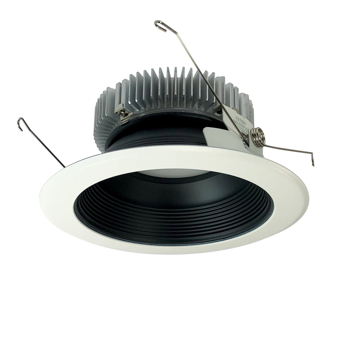 6" Cobalt Dedicated High Lumen Baffle, 2000lm, 3500K, Black Baffle / White Flange