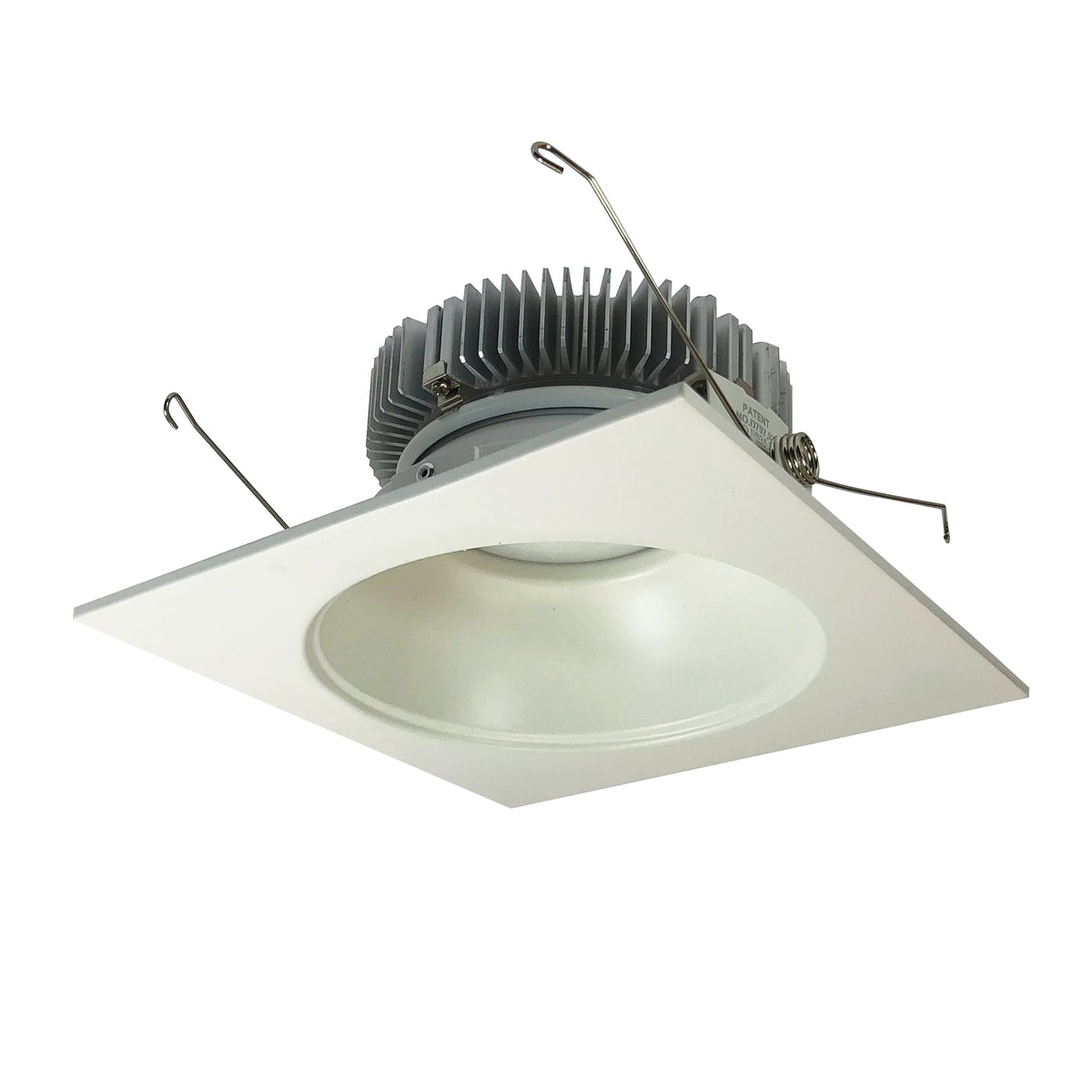 6" Cobalt Dedicated High Lumen Square/Round, 2000lm, 2700K, Matte Powder White Reflector / Matte Powder White Flange