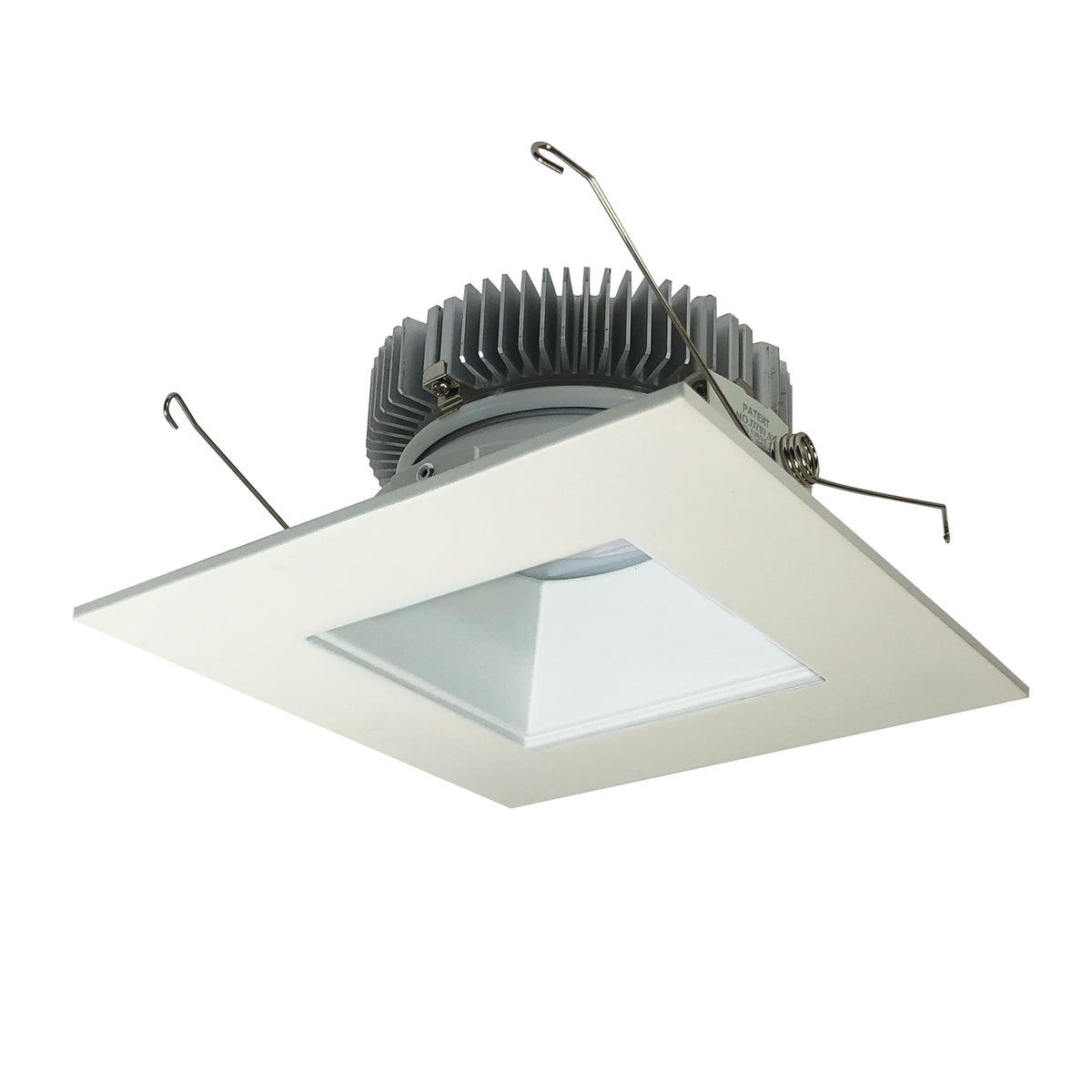 6" Cobalt Dedicated High Lumen Square/Square, 2000lm, 3000K, Matte Powder White Reflector / Matte Powder White Flange