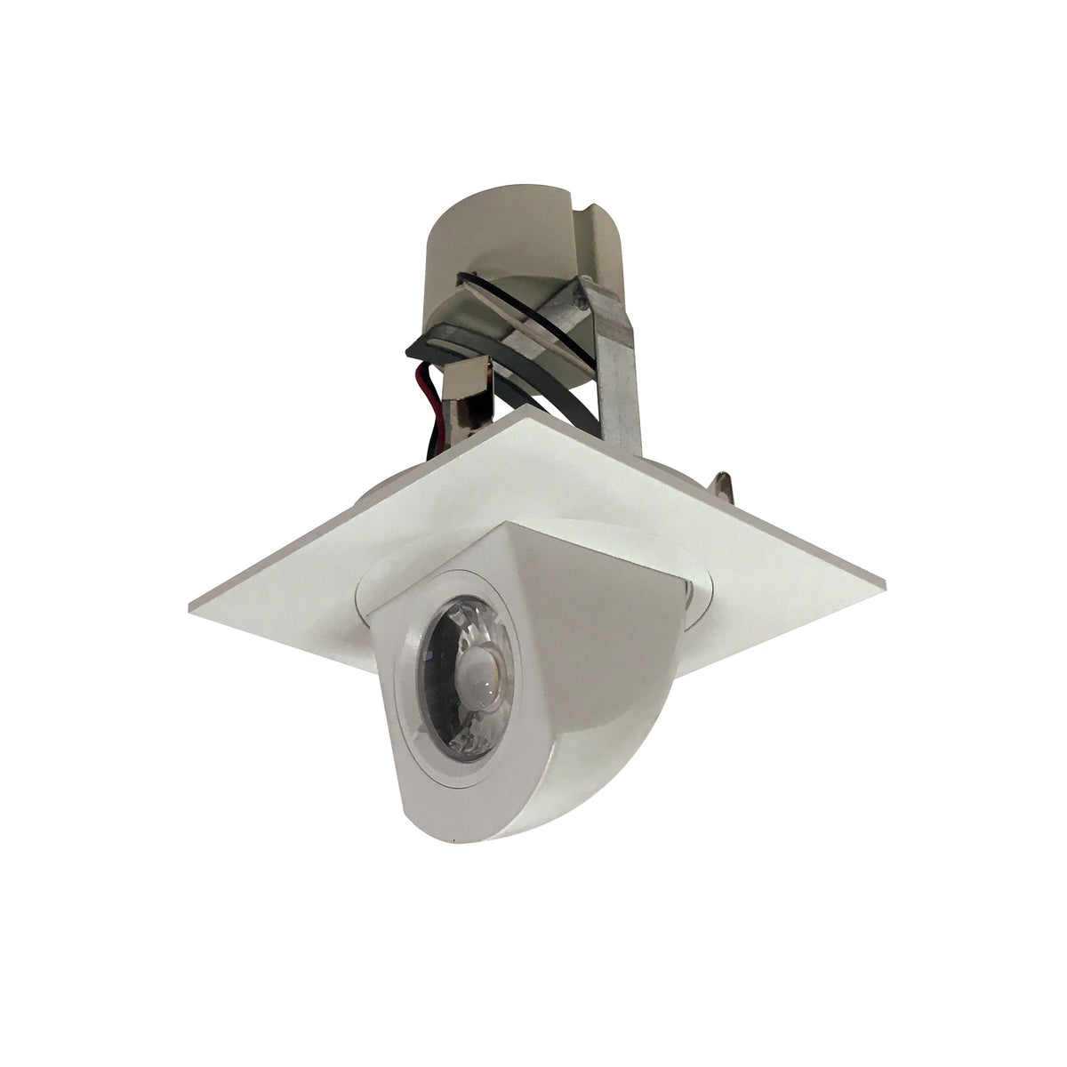 4" Cobalt Retrofit Elbow Square, 1000lm, 3500K, Natural Metal