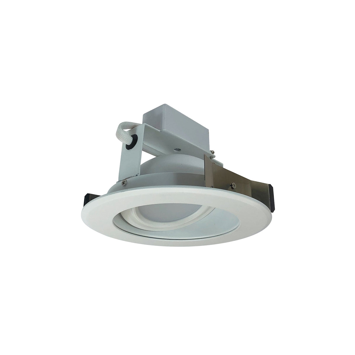 5" Cobalt Adjustable LED Retrofit, 1200lm / 14W, 3500K, Matte Powder White Reflector / Matte Powder White Flange