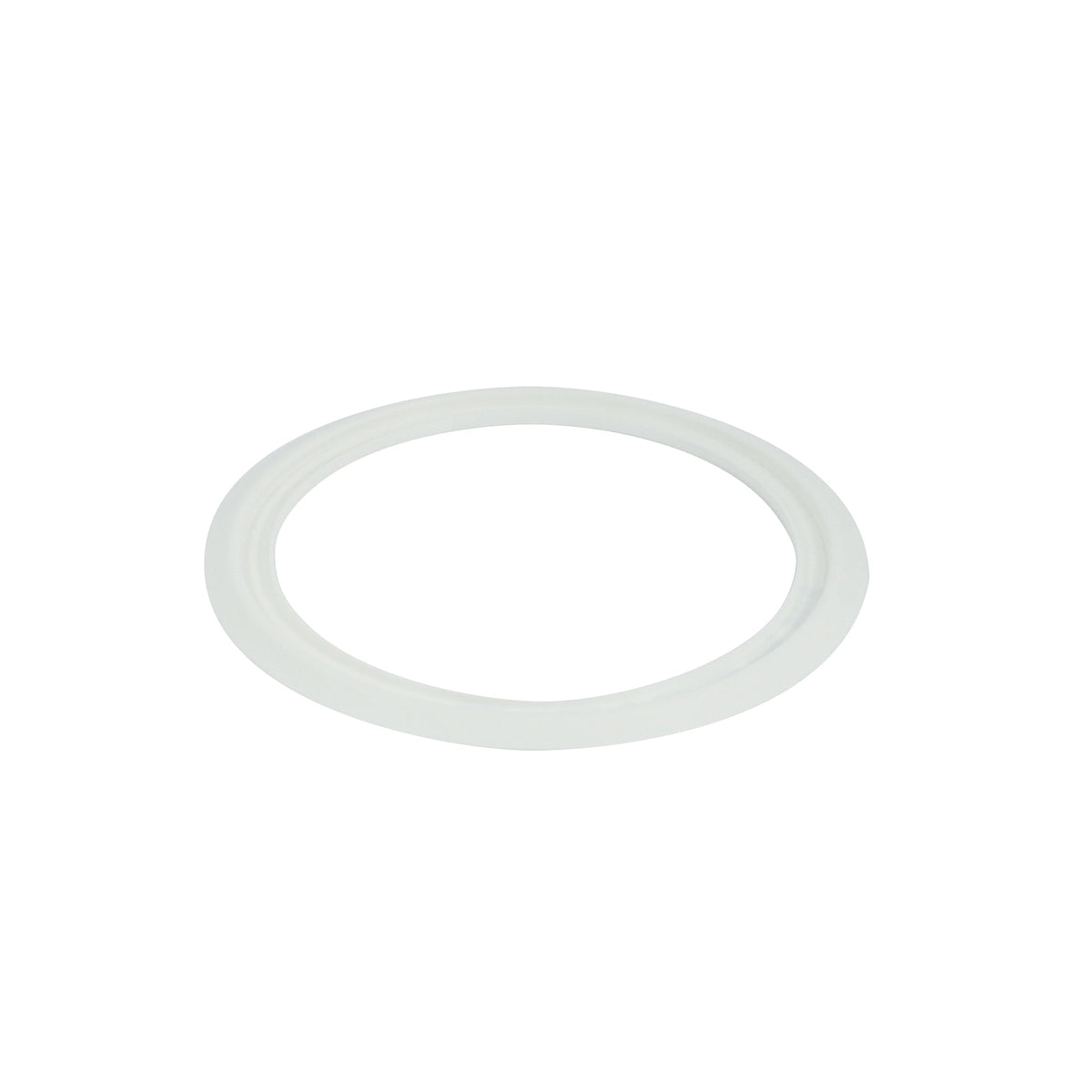 Round Oversize Ring for 5" Cobalt Retrofits, Matte Powder White Finish
