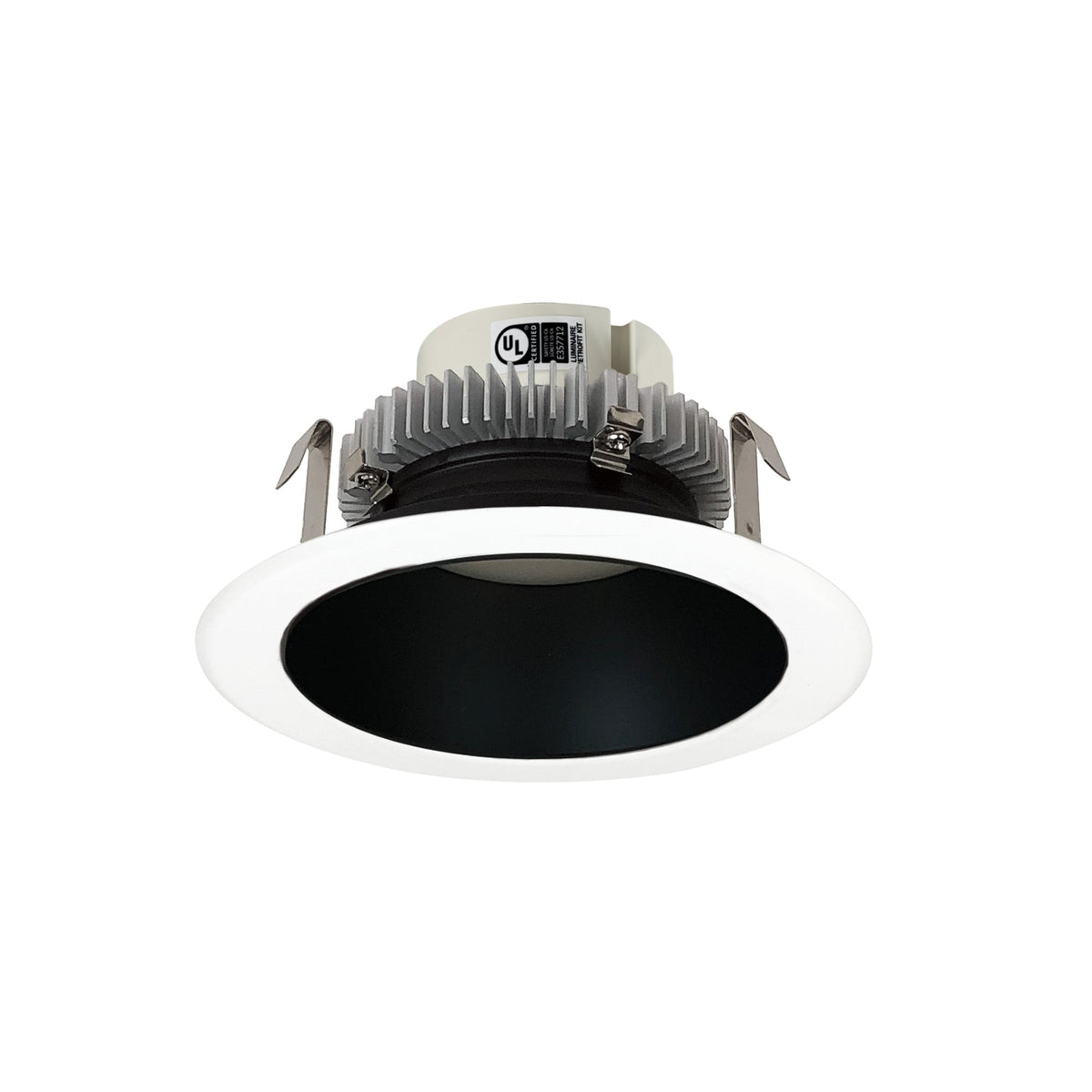 4" Cobalt Click Round Retrofit Reflector, 1000lm / 13.5W, Selectable CCT, Black Reflector / White Flange