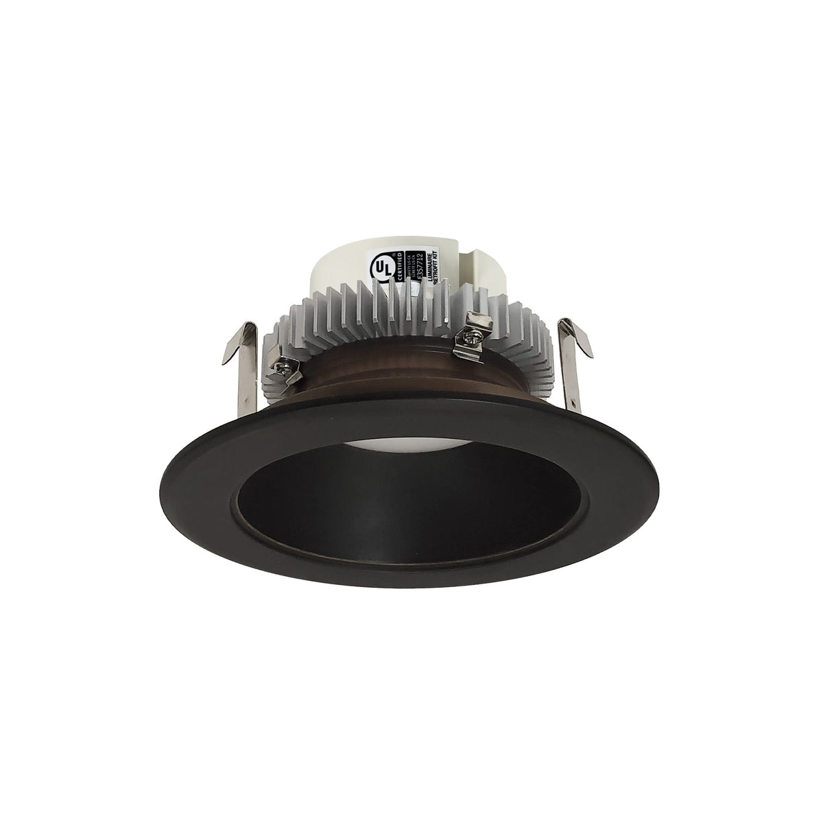 4" Cobalt Click Round Retrofit Reflector, 1000lm / 13.5W, Selectable CCT, Bronze Reflector / Bronze Flange