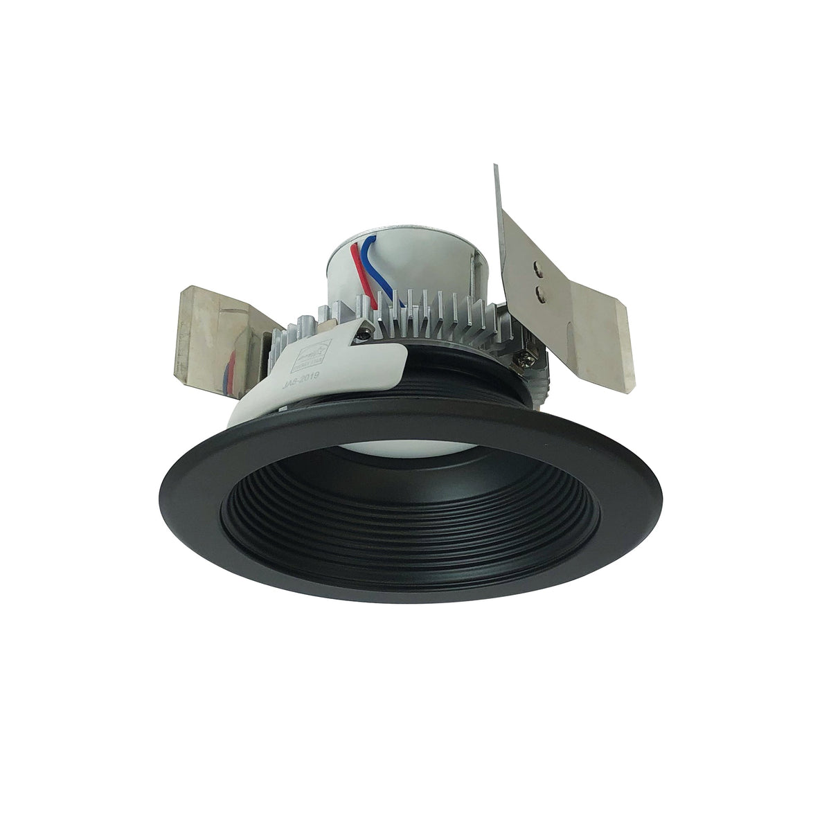 5" Cobalt Click Round Retrofit Baffle, 1000lm / 12W, 2700K, Black Baffle / Black Flange, 120-277V input; Phase or 0-10V dimming