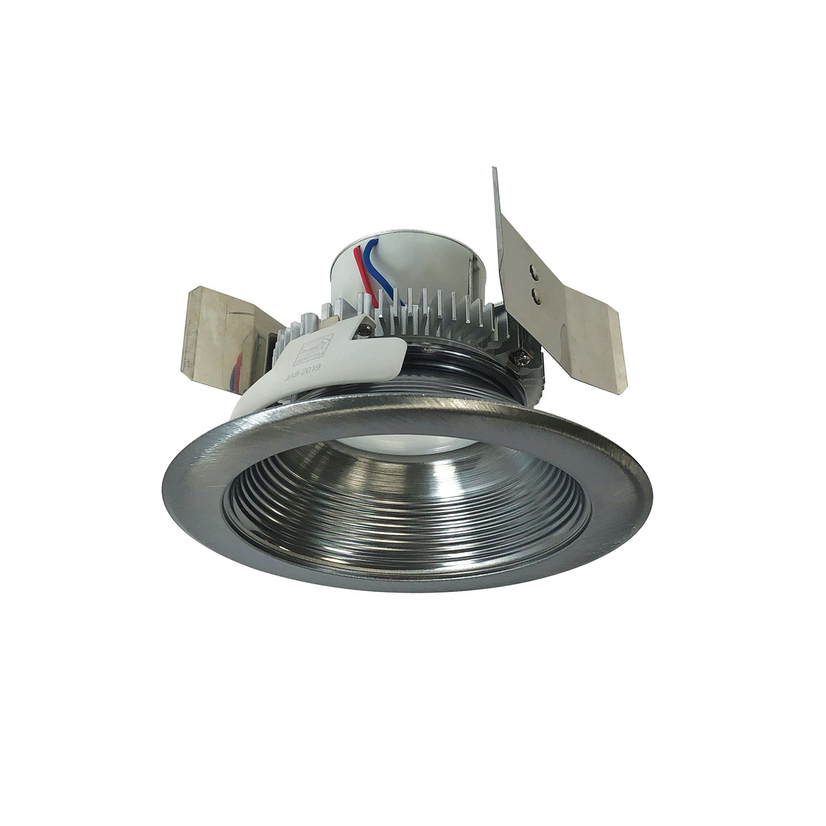 5" Cobalt Click Round Retrofit Baffle, 1000lm / 12W, 3000K, Natural Metal Baffle / Natural Metal Flange