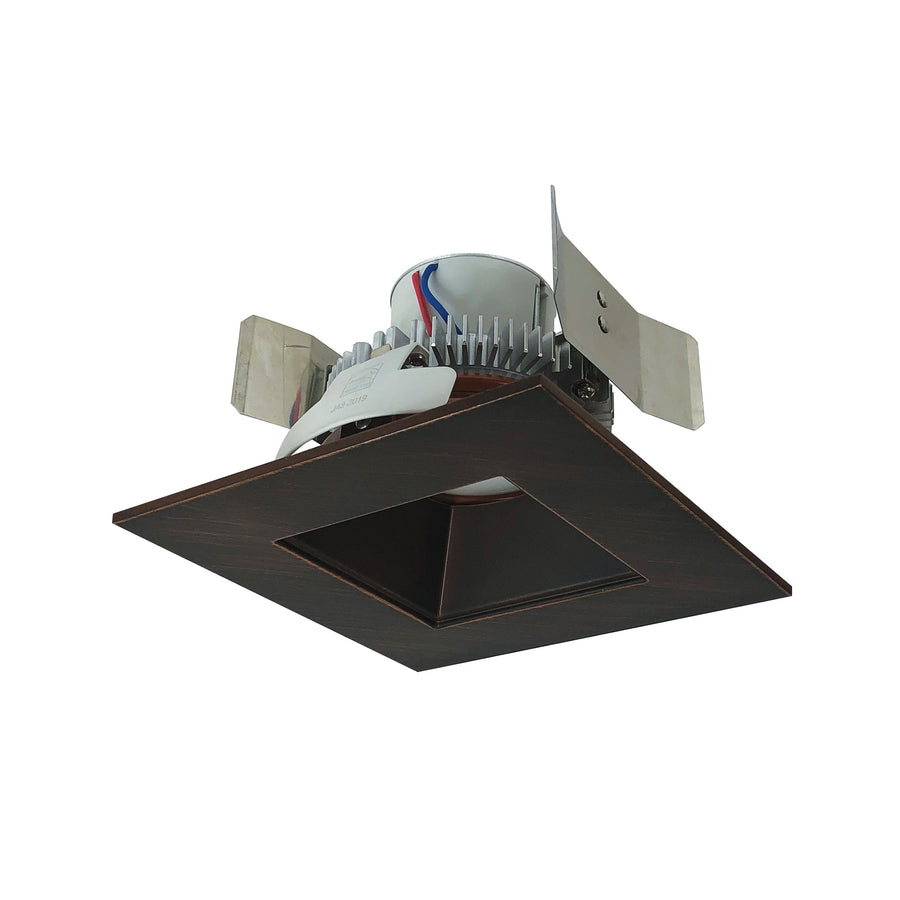 5" Cobalt Click Square Retrofit Reflector with Square Aperture, 1000lm / 12W, 3500K, Bronze Reflector / Bronze Flange, 120-277V input; Phase or 0-10V dimming