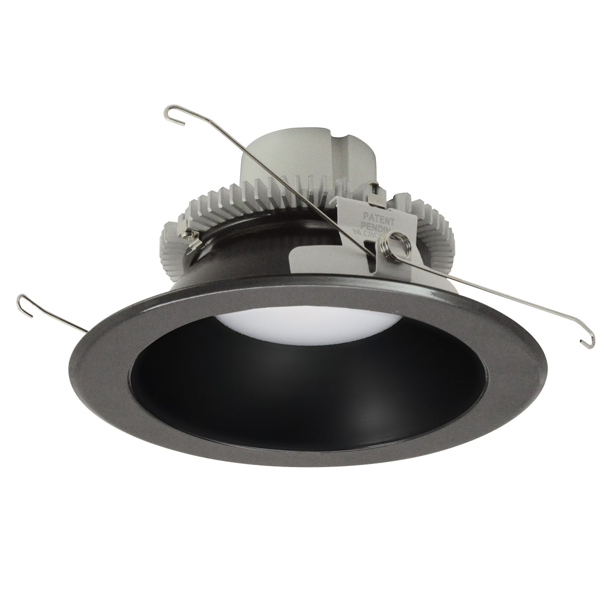 6" Cobalt Click Round Retrofit Reflector, 1000lm / 12W, 2700K, Black Reflector / Black Flange