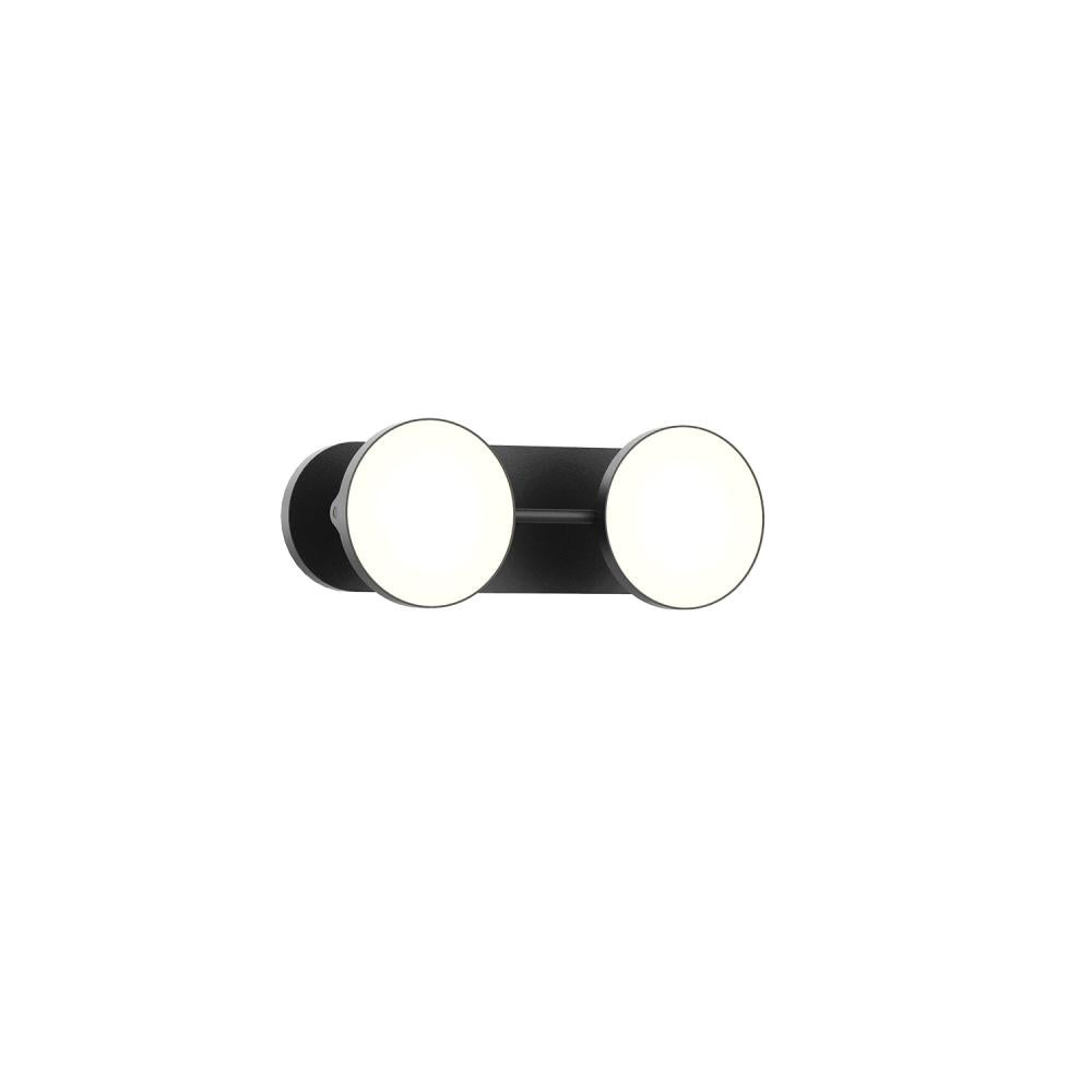 Kuzco Lighting VL72213-BK Vanity Light Fixture, UL Damp Rated, Black