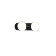 Kuzco Lighting VL72213-BK Vanity Light Fixture, UL Damp Rated, Black