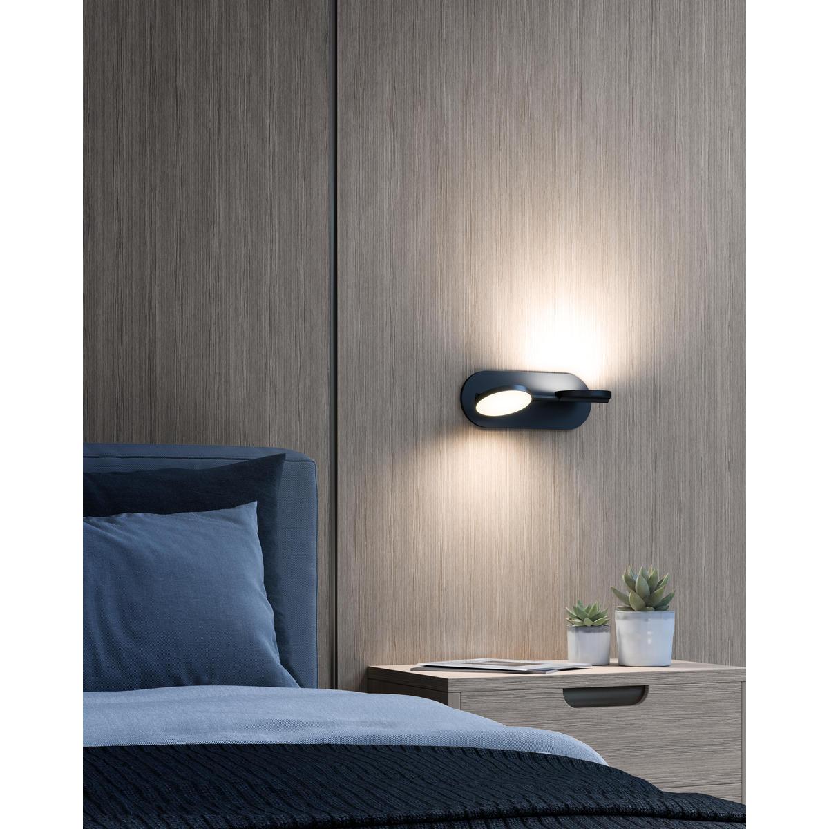 Kuzco Lighting VL72213-BK Vanity Light Fixture, UL Damp Rated, Black
