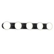 Kuzco Novel VL72237-BK Vanity Light Fixture, UL Damp Rated, Black
