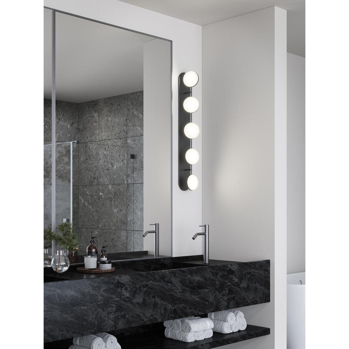 Kuzco Novel VL72237-BK Vanity Light Fixture, UL Damp Rated, Black