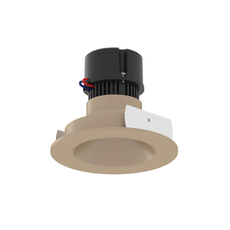 4" Pearl 120V LED Round Retrofit Reflector, 1150lm / 10W, 3000K, Wheat Diffused Reflector / Wheat Diffused Flange