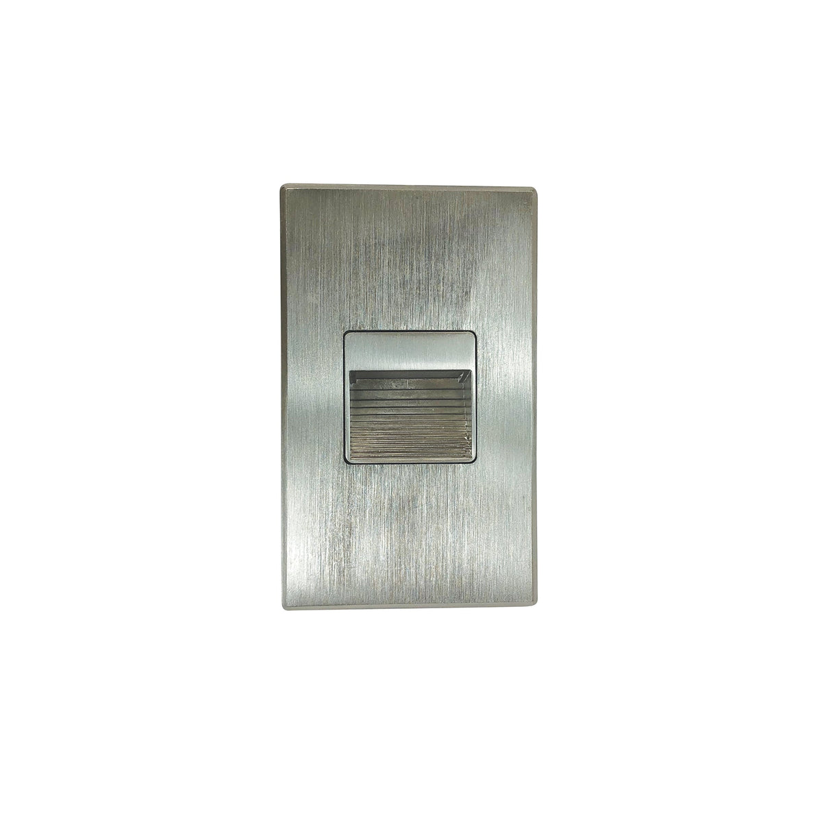Ari LED Step Light w/ Interchangeable Horizontal and Vertical Face Plates, 47lm / 2.5W, 3000K, Brushed Nickel Finish
