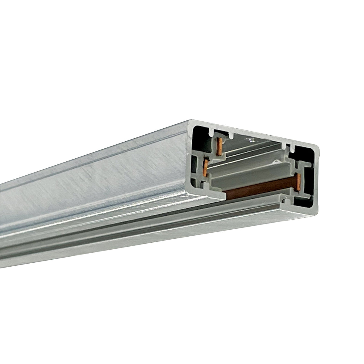 6' One-Circuit Track, Natural Metal Finish