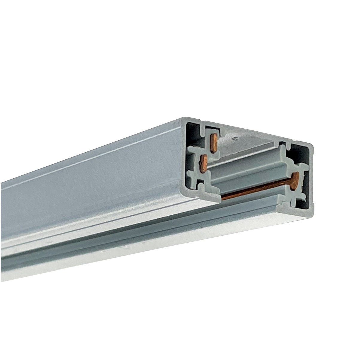 4' One-Circuit Track, Silver Finish