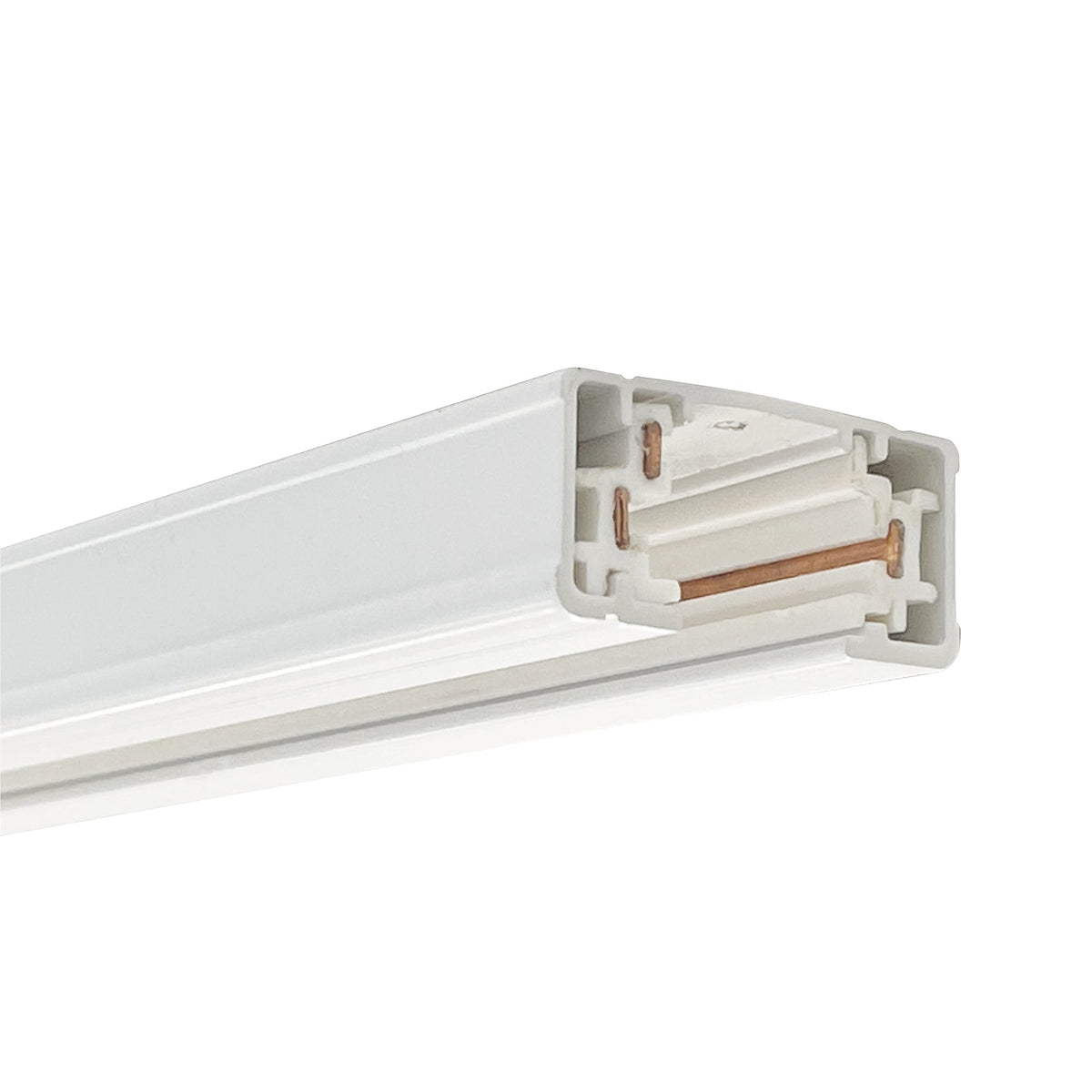 2' One-Circuit Track, White Finish