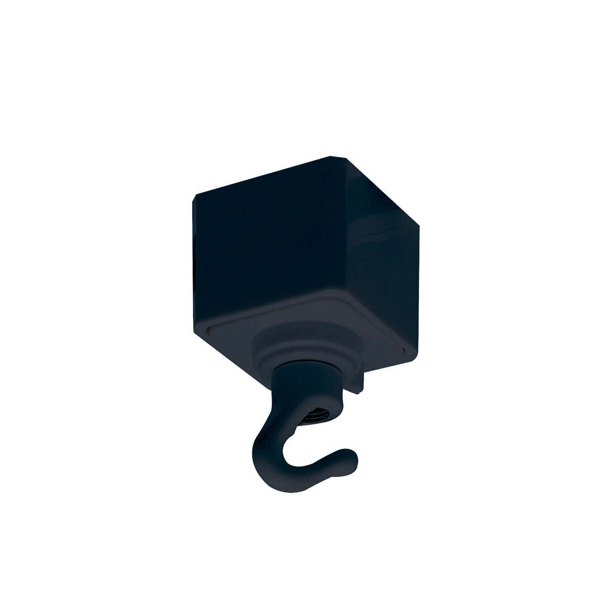 Utility Hook for Track, L-Style, Black Finish