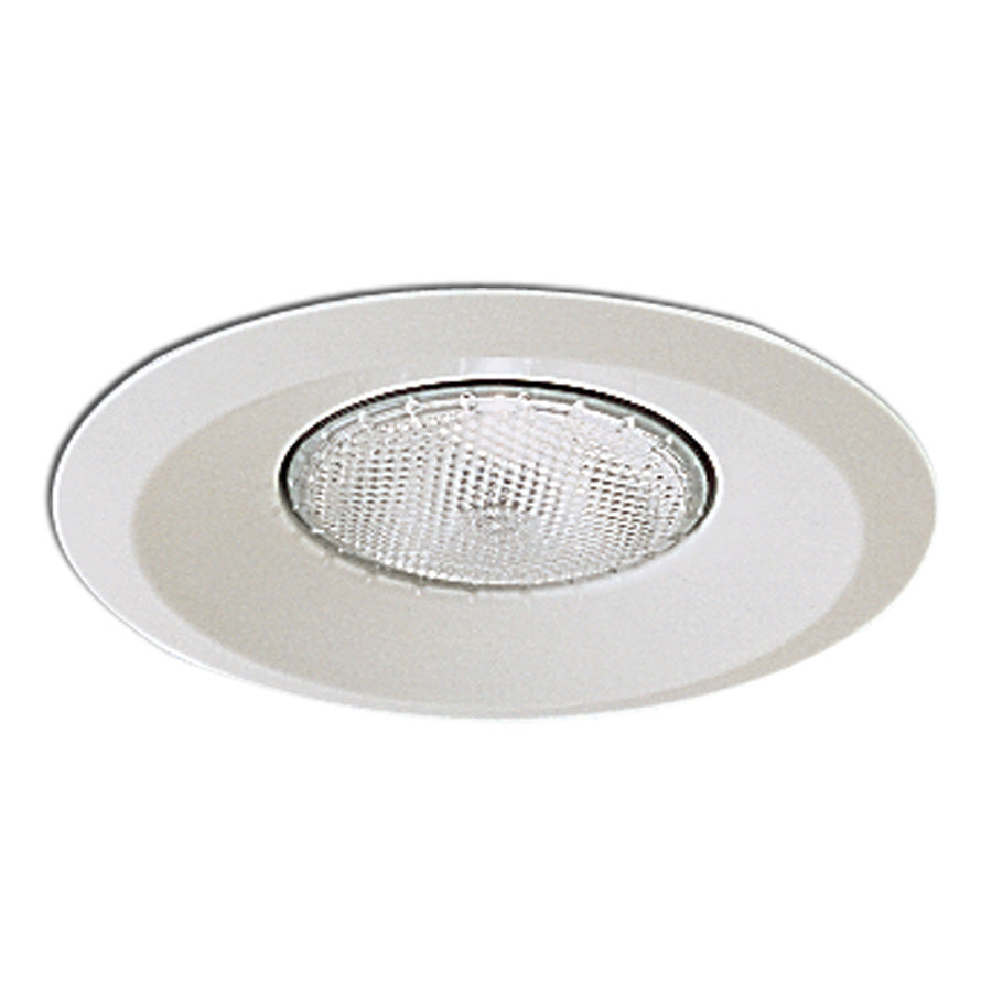 6" BR30/PAR30 Open Metal Trim, White
