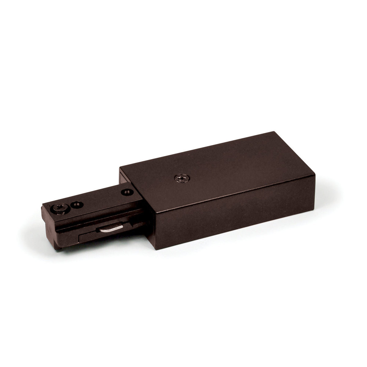 Live End Feed for One-Circuit Track (Right Polarity), Bronze Finish