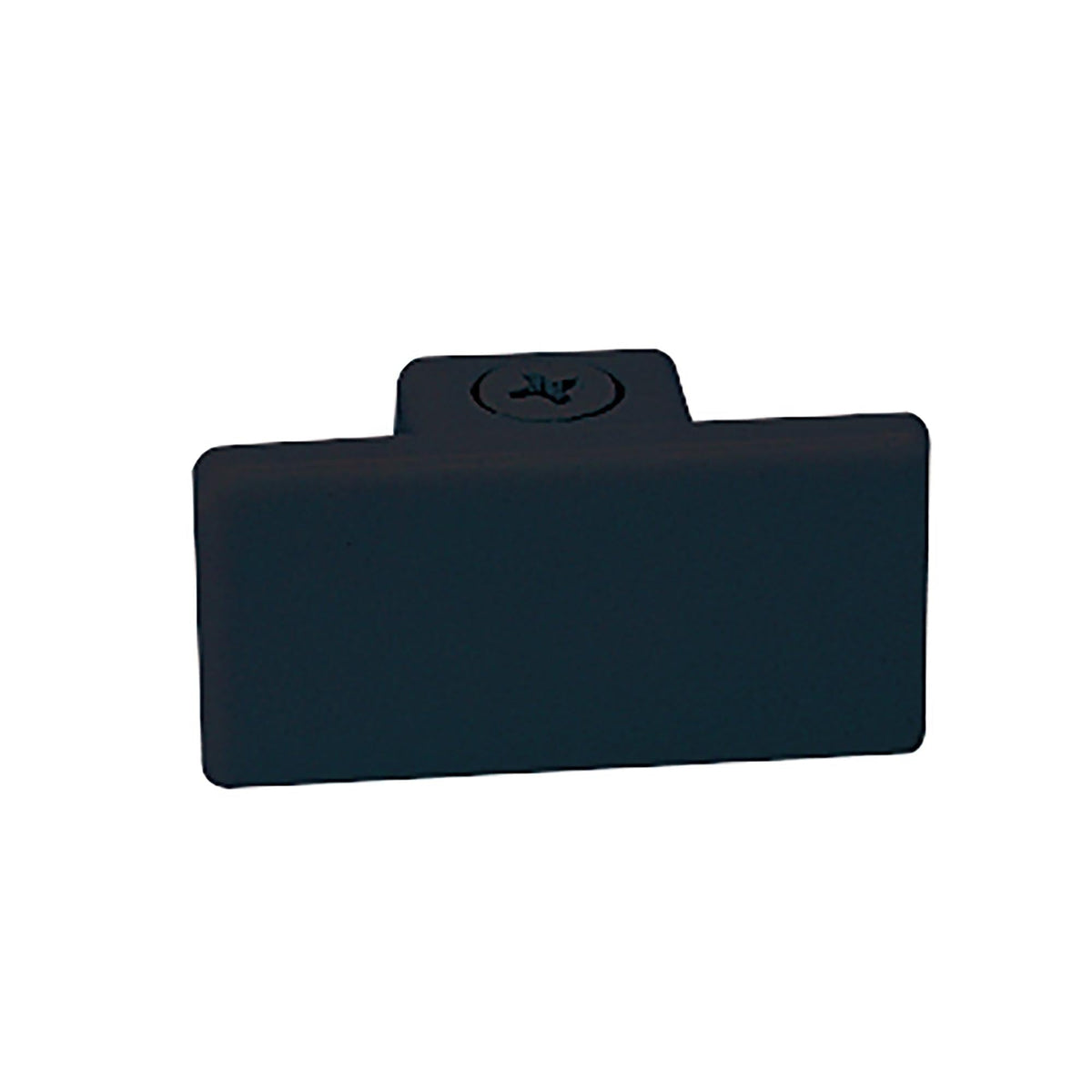 Dead End Cap for One-Circuit Track, Black Finish