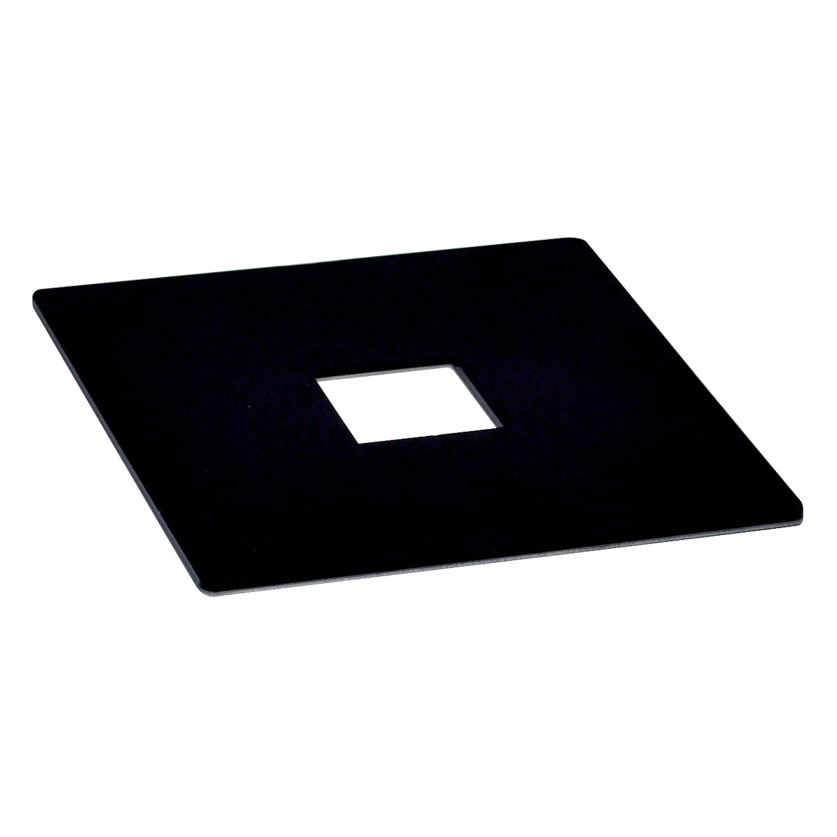 Outlet Box Cover, Black Finish