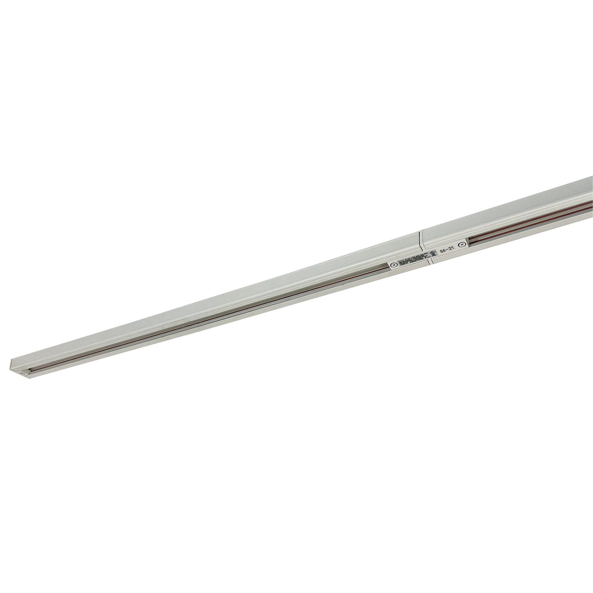 12' Track Kit, One-Circuit, White Finish