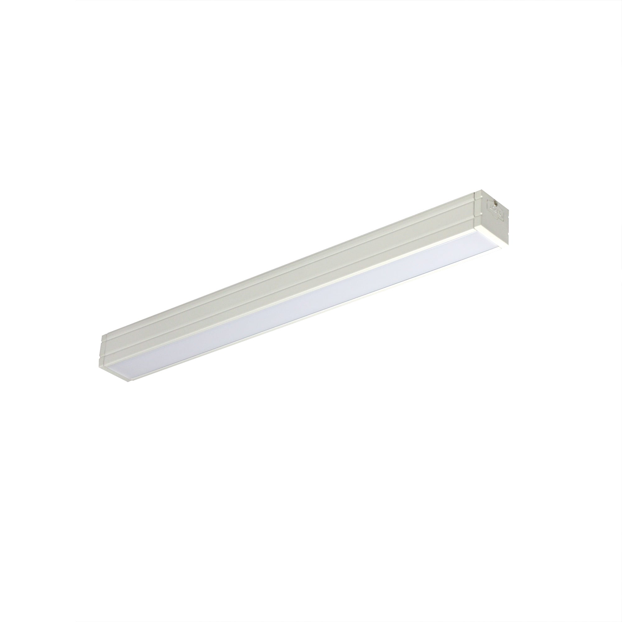 Nora NUD-6812/40W 12 inch Bravo FROST LED Linear, 500lm/ft, 7W, 4000K, White Finish