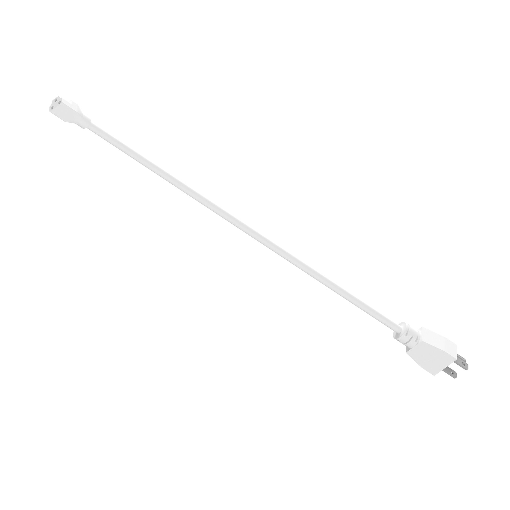 Nora NUDA-CP72MPW 72 inch Cord & Plug Power Cord for NUDA, Matte Powder White Finish