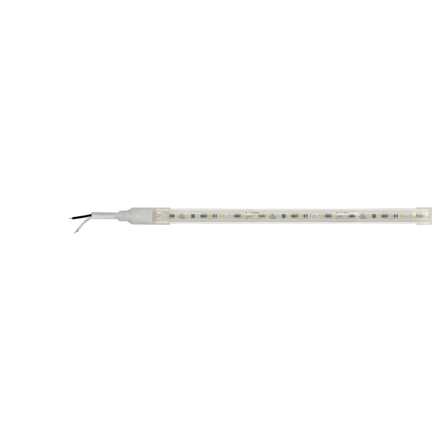 Custom Cut 84-ft, 4-in 120V Continuous LED Tape Light, 330lm / 3.6W per foot, 3000K, w/ Mounting Clips and 8' Hardwired Power Cord