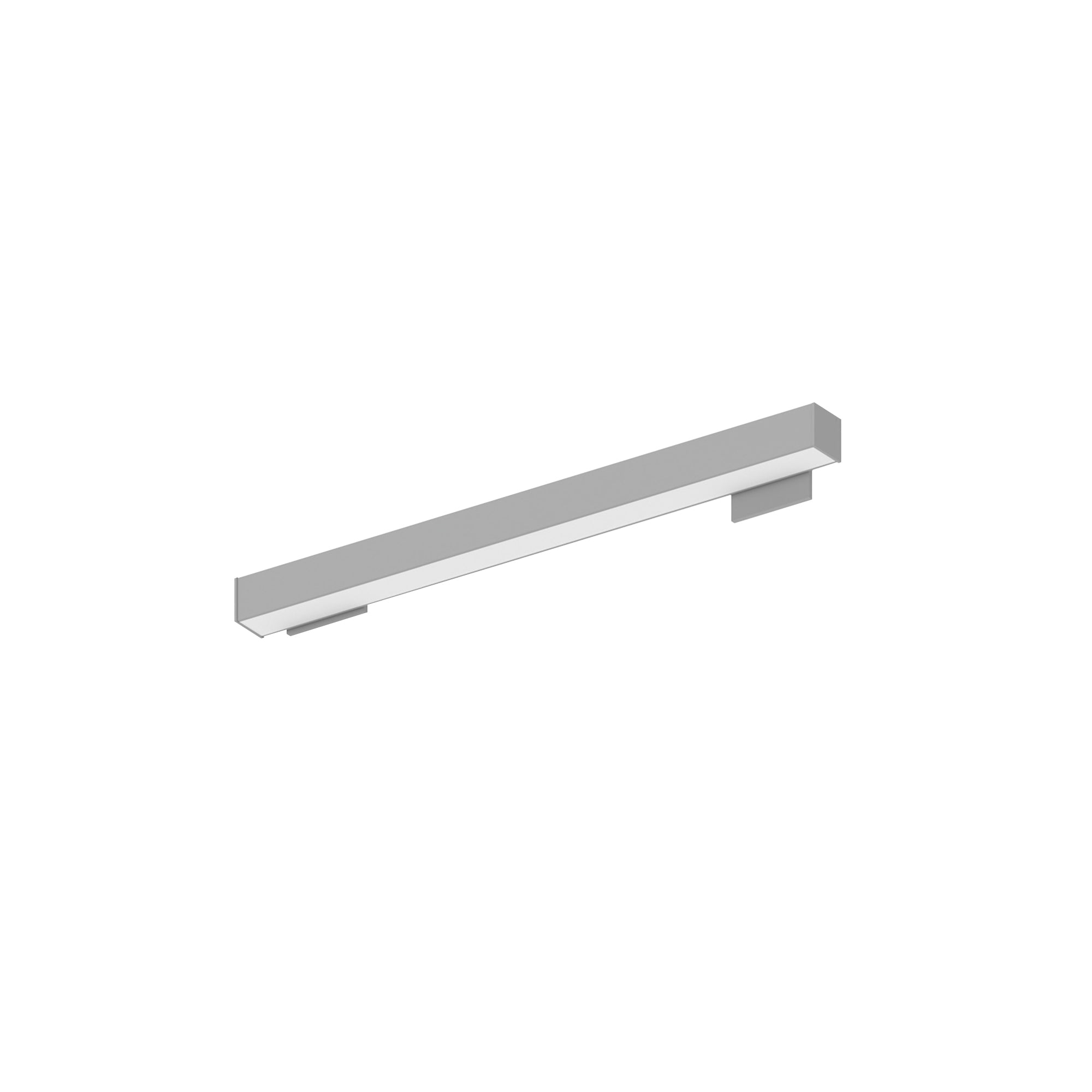 Nora NWLIN-21030A/L2-R4P 2 ft L-Line LED Wall Mount Linear, 2100lm / 3000K, 2 inchx4 inch Left Plate & 4 inchx4 inch Right Plate, Right Power Feed, Aluminumminum Finish