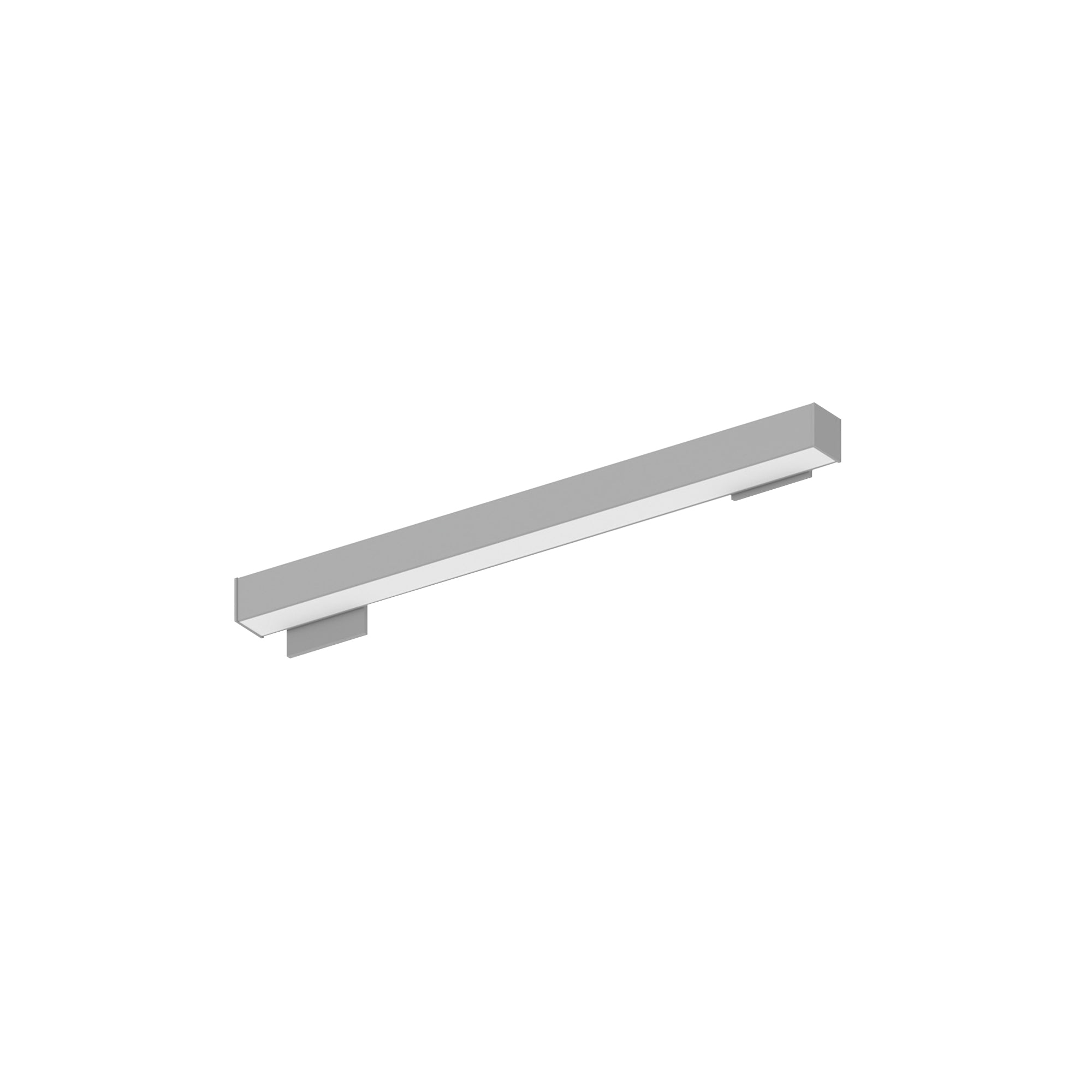 Nora NWLIN-21030A/L4-R2 2 ft L-Line LED Wall Mount Linear, 2100lm / 3000K, 4 inchx4 inch Left Plate & 2 inchx4 inch Right Plate, Aluminumminum Finish