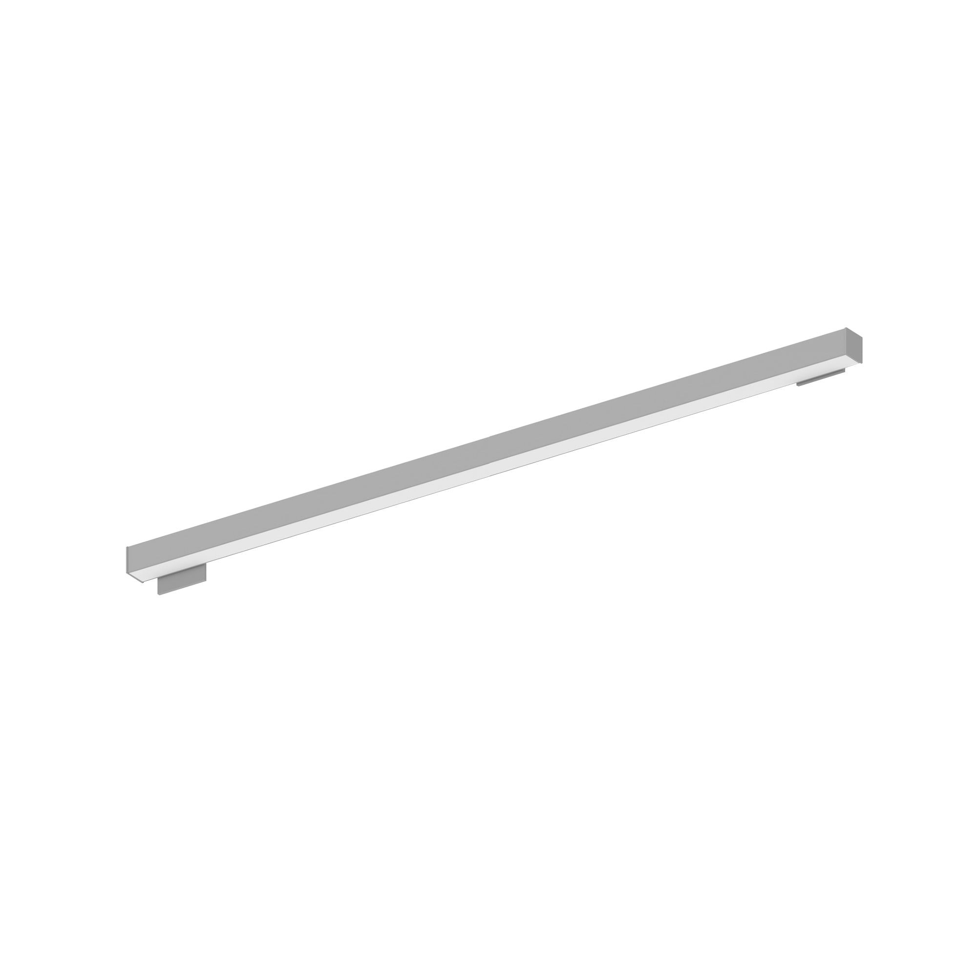 Nora NWLIN-81030A/L4-R2 8 ft L-Line LED Wall Mount Linear, 8400lm / 3000K, 4 inchx4 inch Left Plate & 2 inchx4 inch Right Plate, Aluminumminum Finish