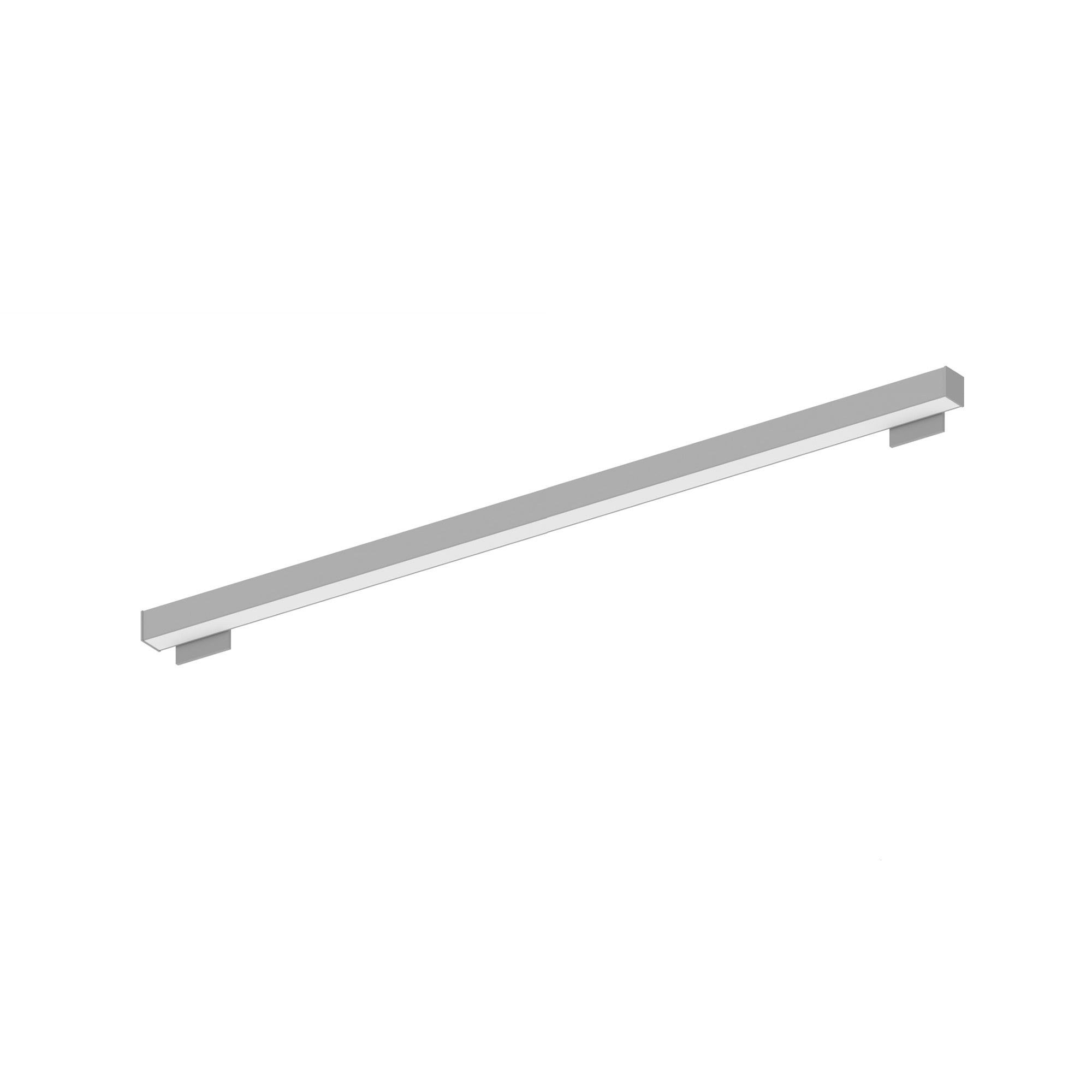 Nora NWLIN-81030A/L4-R4 8 ft L-Line LED Wall Mount Linear, 8400lm / 3000K, 4 inchx4 inch Left Plate & 4 inchx4 inch Right Plate, Aluminumminum Finish