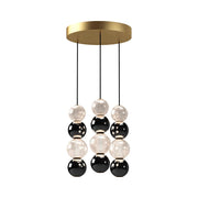 ALORA Lighting MP321803NB Multi Pendant, 28W Watt, Natural Brass
