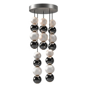 ALORA Lighting MP321805PN Multi Pendant, 5 Head, LED, Polished Nickel