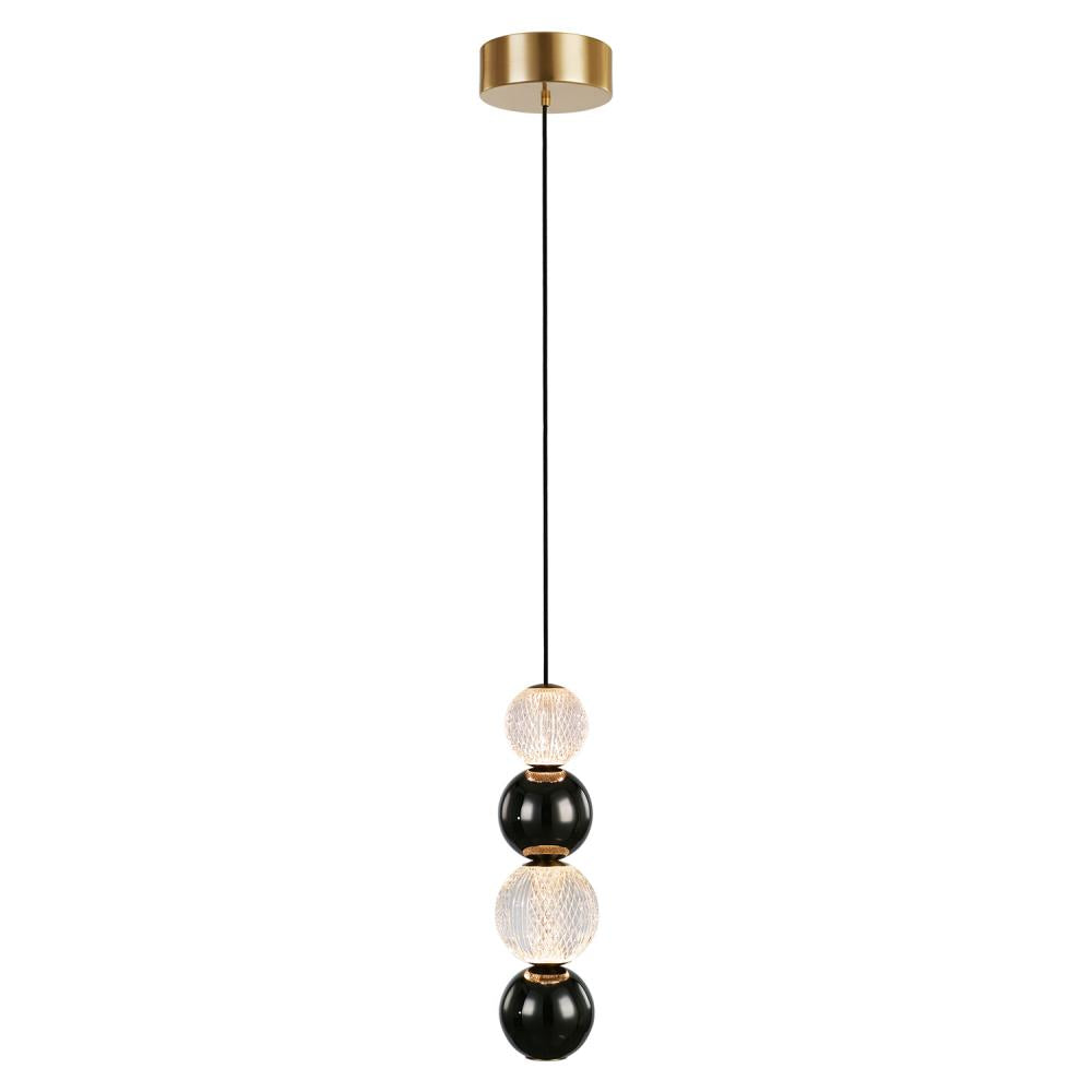 ALORA Lighting PD321815NB Pendant, 5-in Natural Brass LED, Natural Brass