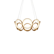 Kuzco Oros CH94824-AN Chandelier, Antique Brass