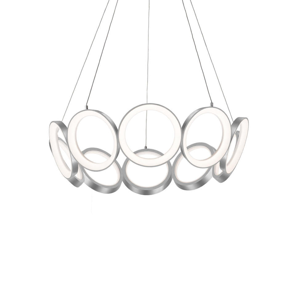 Kuzco Oros CH94829-AS Chandelier, LED, Antique Silver