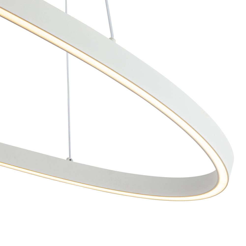 Kuzco Lighting LP79140-WH Ovale 40-in LED Linear Pendant, UL Listed, White