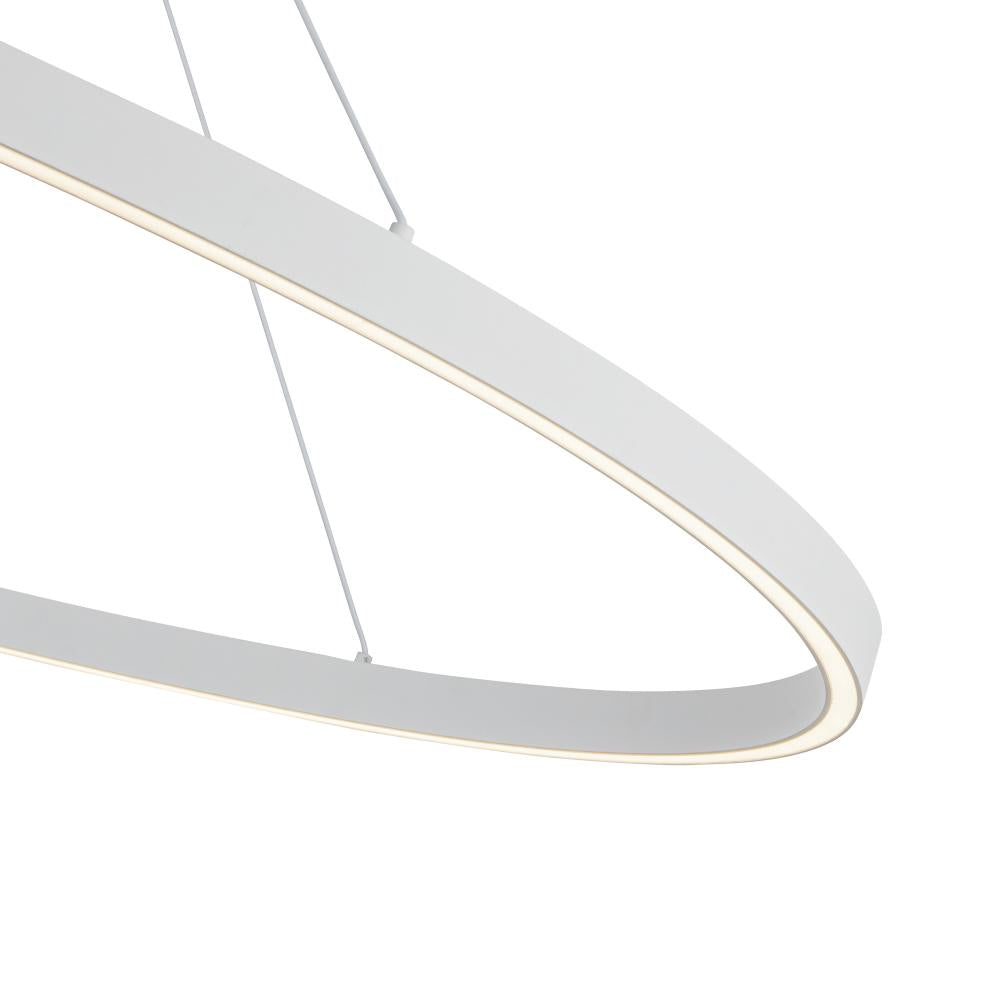 Kuzco Ovale LP79153-WH Linear Pendant, UL Listed, White