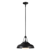 ALORA Lighting PD344014UBGO Pendant Light Fixture, Urban Bronze/Glossy Opal