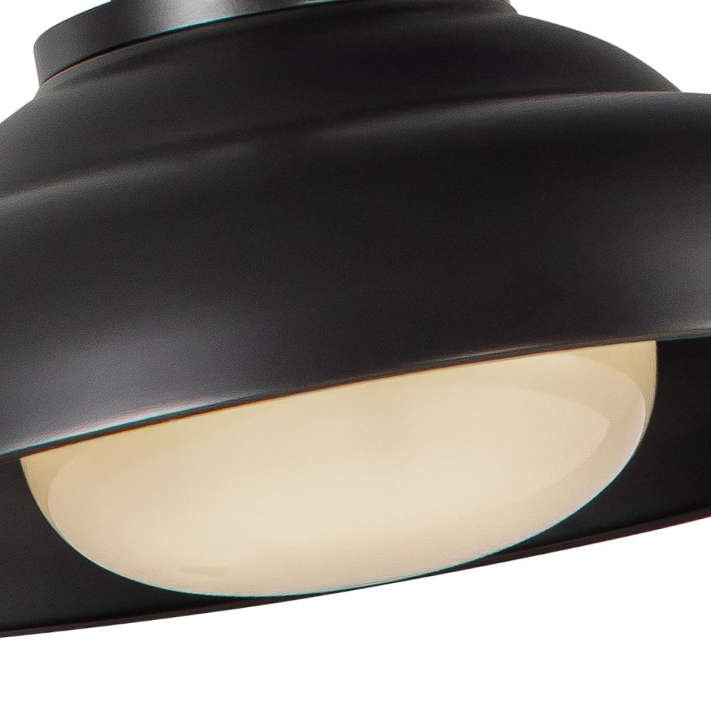 ALORA Lighting PD344014UBGO Pendant Light Fixture, Urban Bronze/Glossy Opal